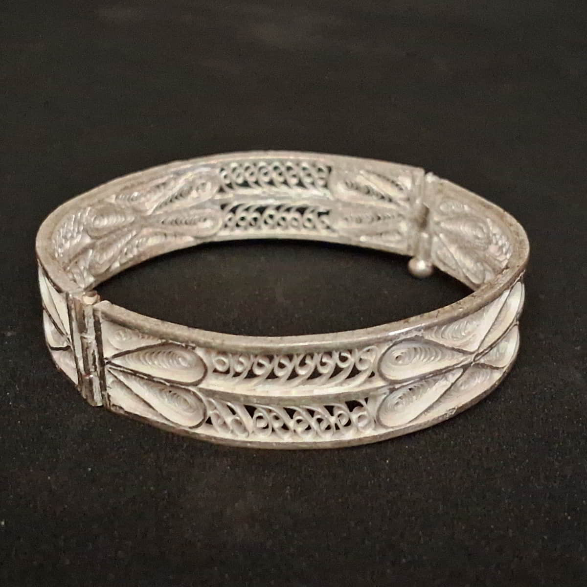 Cuttack Silver filigree bangle SJ-B-300a