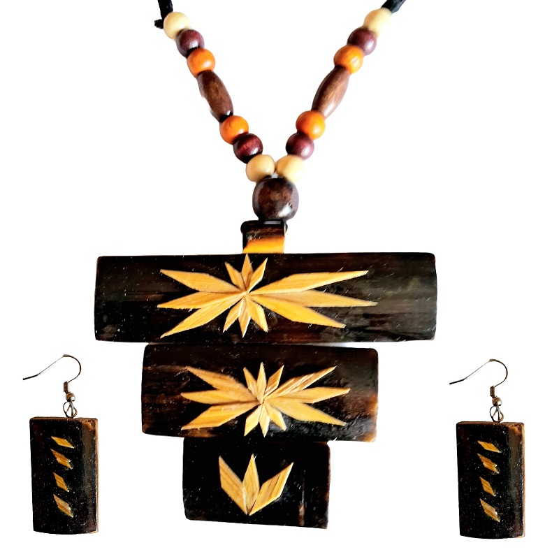 Hand made bamboo jewelry BJ-215