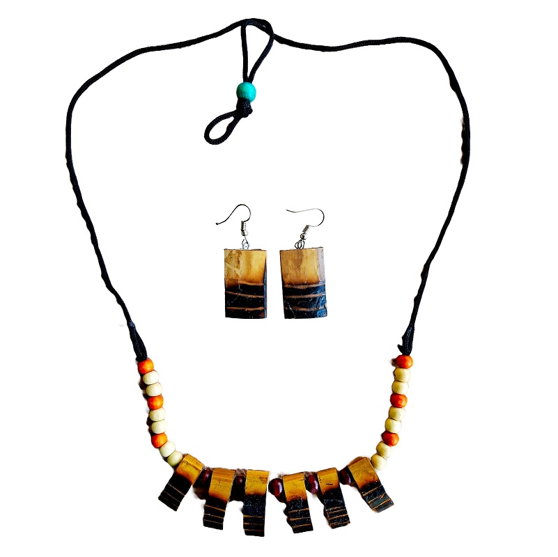 Bamboo Necklace from Shantiniketan  BJ-997