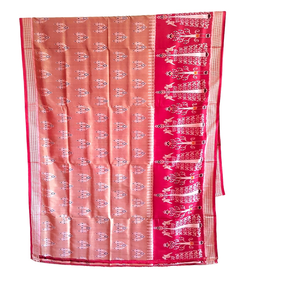  Authentic Odisha Ikat Bomkai Silk with full body 