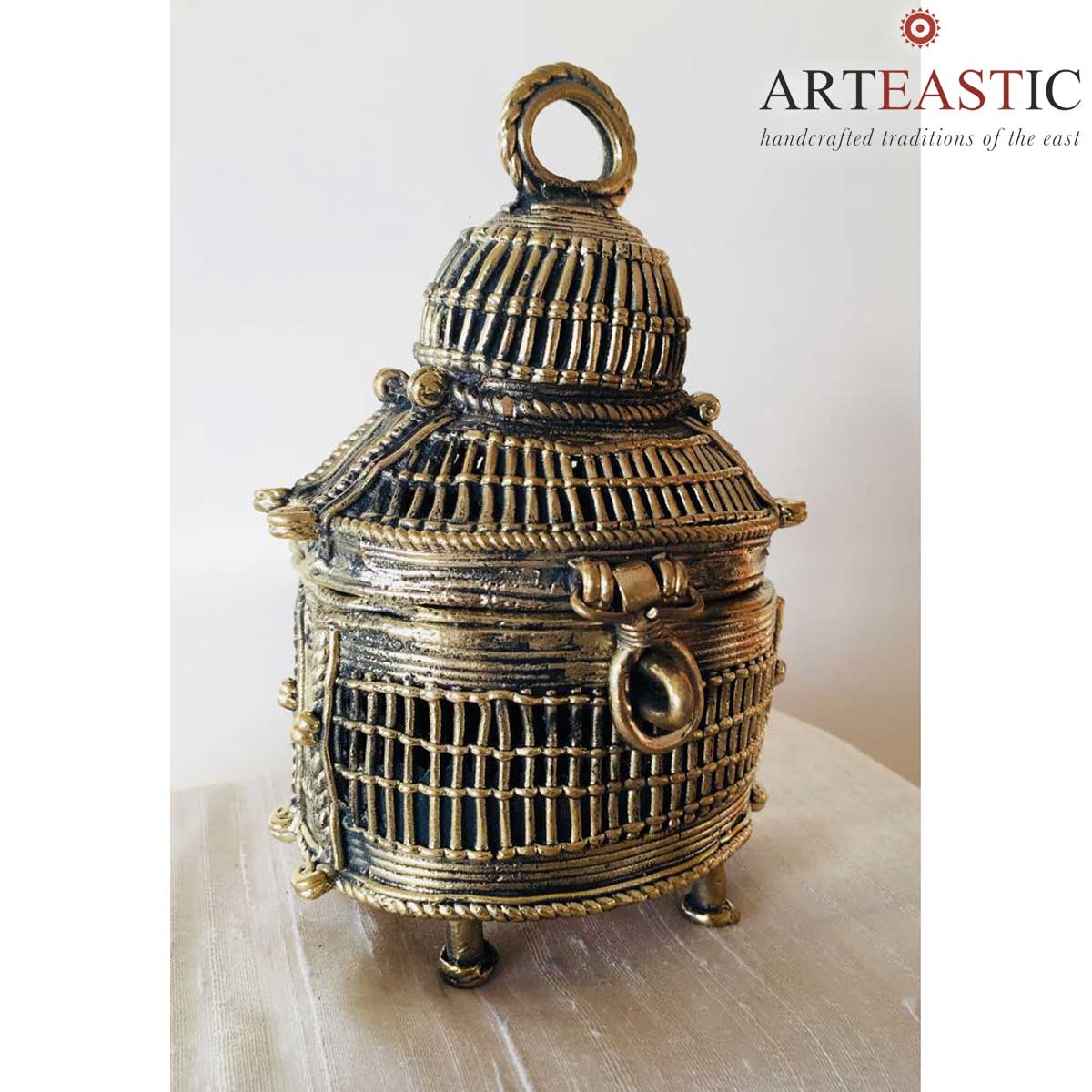 Dokra antique storage box  DS-00-989a