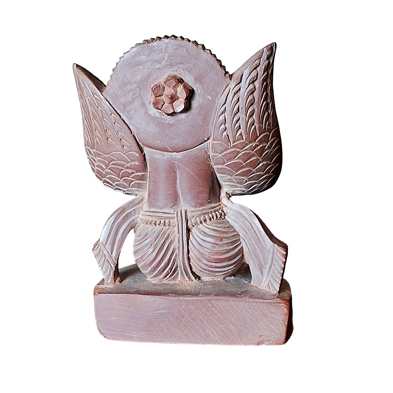 Garuda murti in Pink Stone S-99-80a