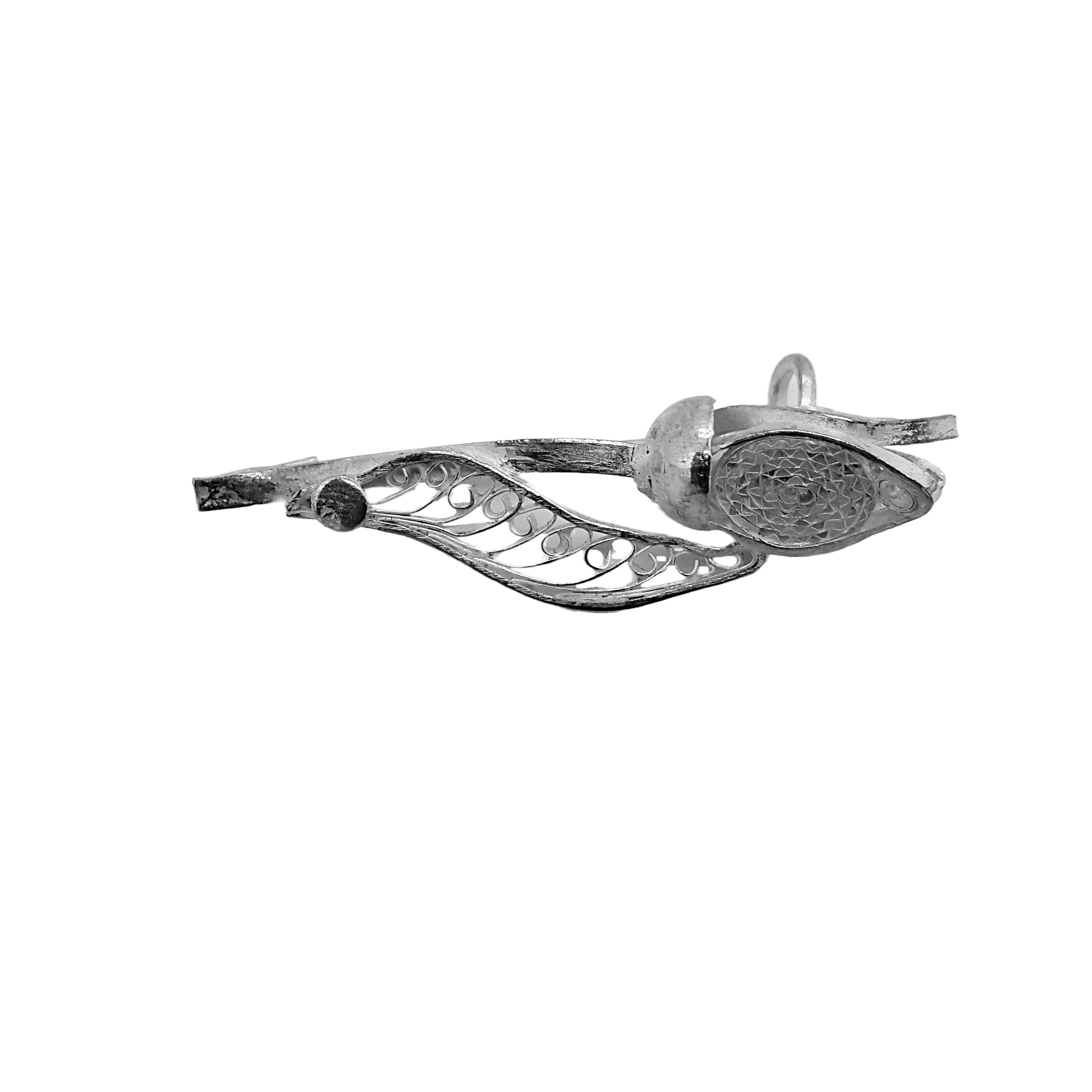 Silver Filigree Brooch SJ-Brooch-993a
