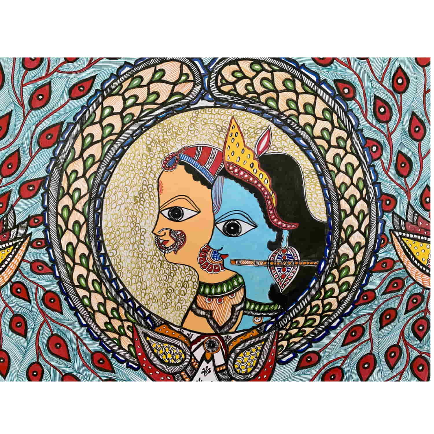 Madhubani Paintings on Arteastic.in MBP-008a