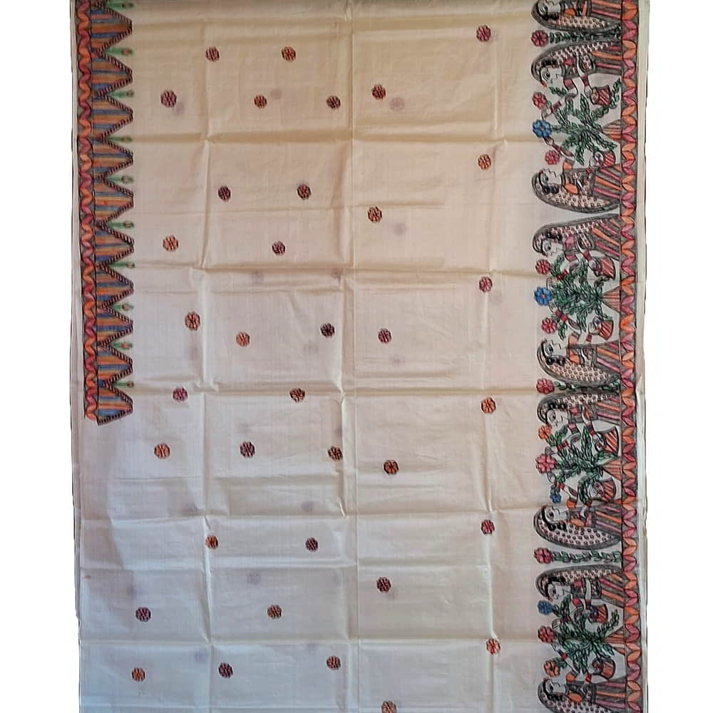 Madhubani Silk Saree on Arteastic MS-01-002a