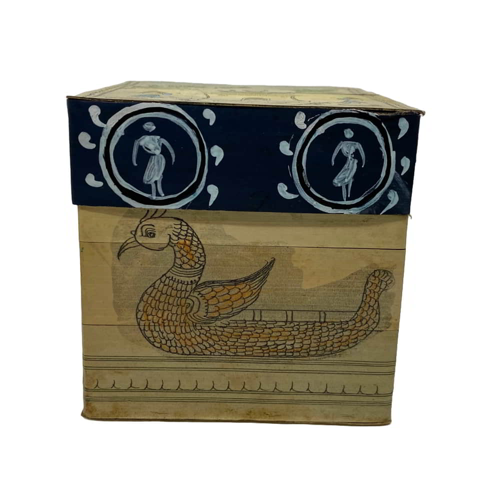 Palm-leaf storage box Box-PL-123a
