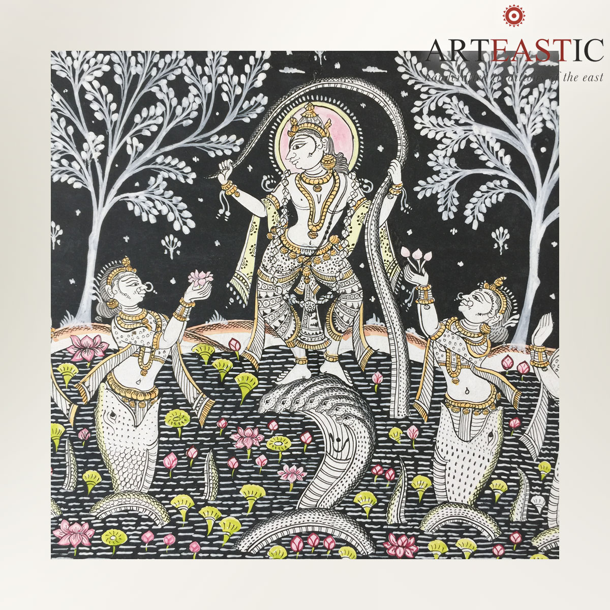 Pattachitra Paintings Kalia Daman PCP-021a