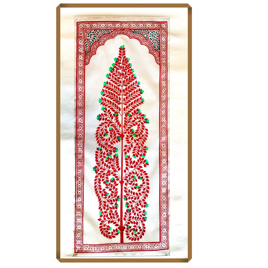 Tassar Pattachitra Tree of life PCP-T-083