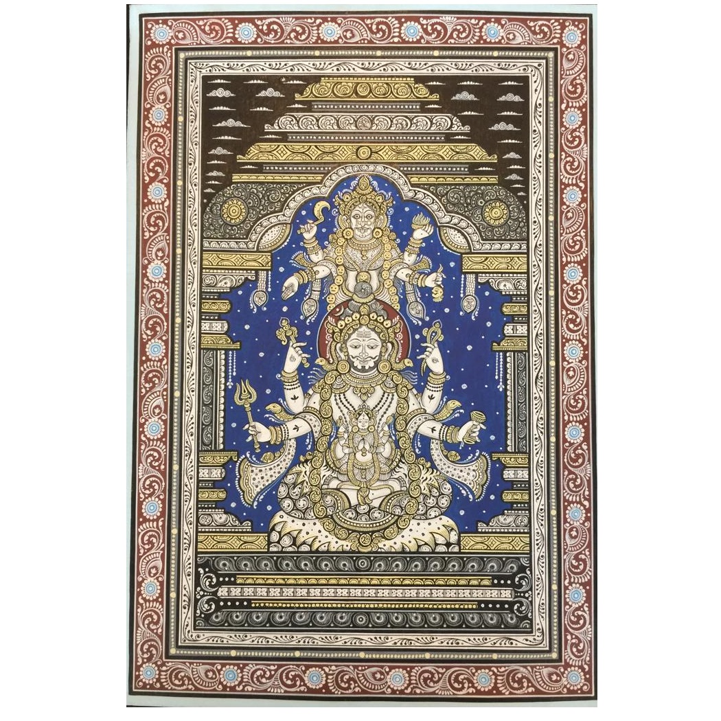 Pattachitra Paintings of Shiv Kali  PCP-033a