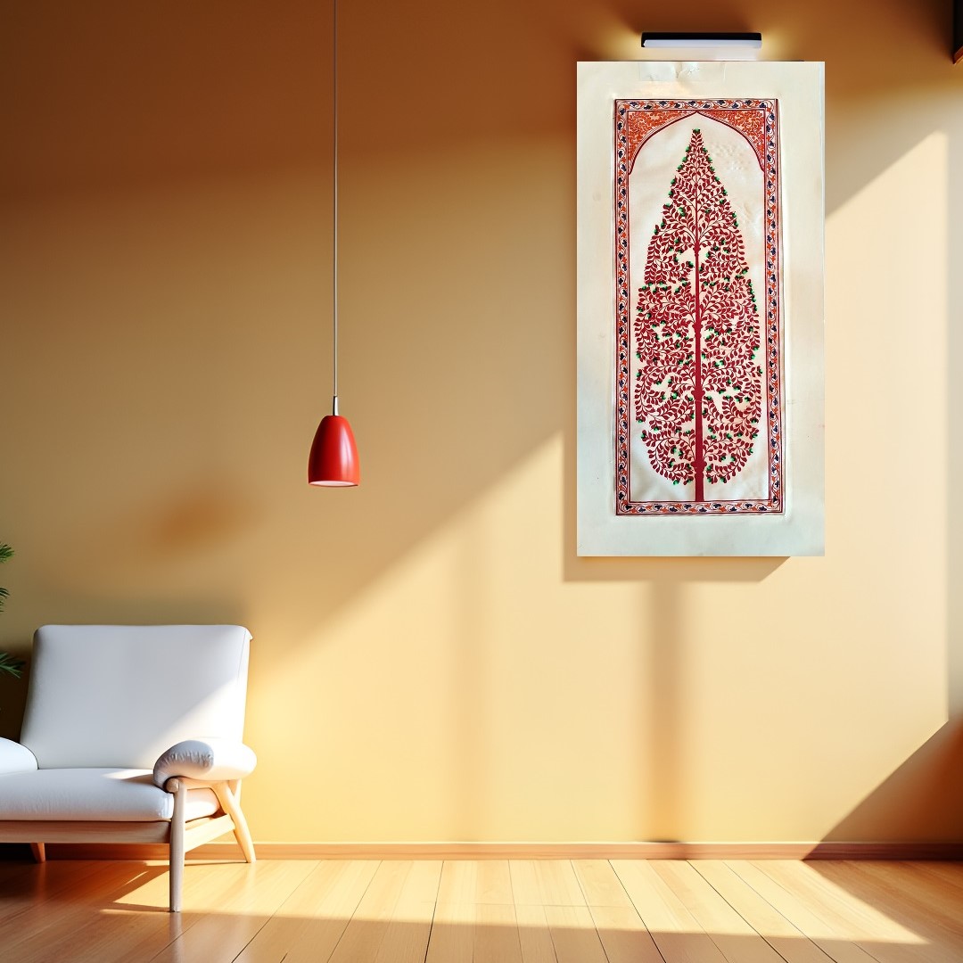 Pattachitra  on Tussar silk PCP-T-087