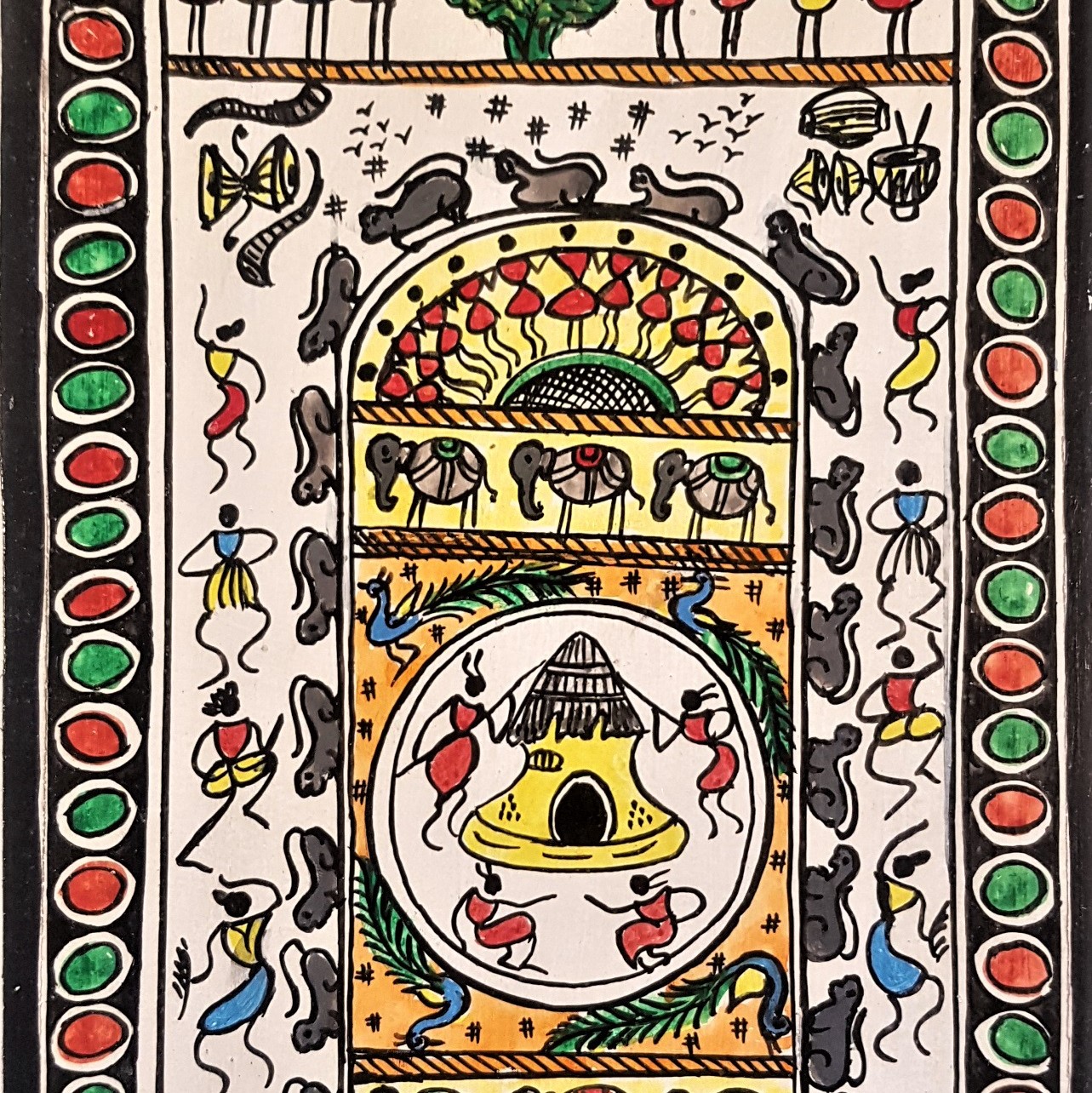 Tribal Painting from Odisha SCP-SZ4-996a