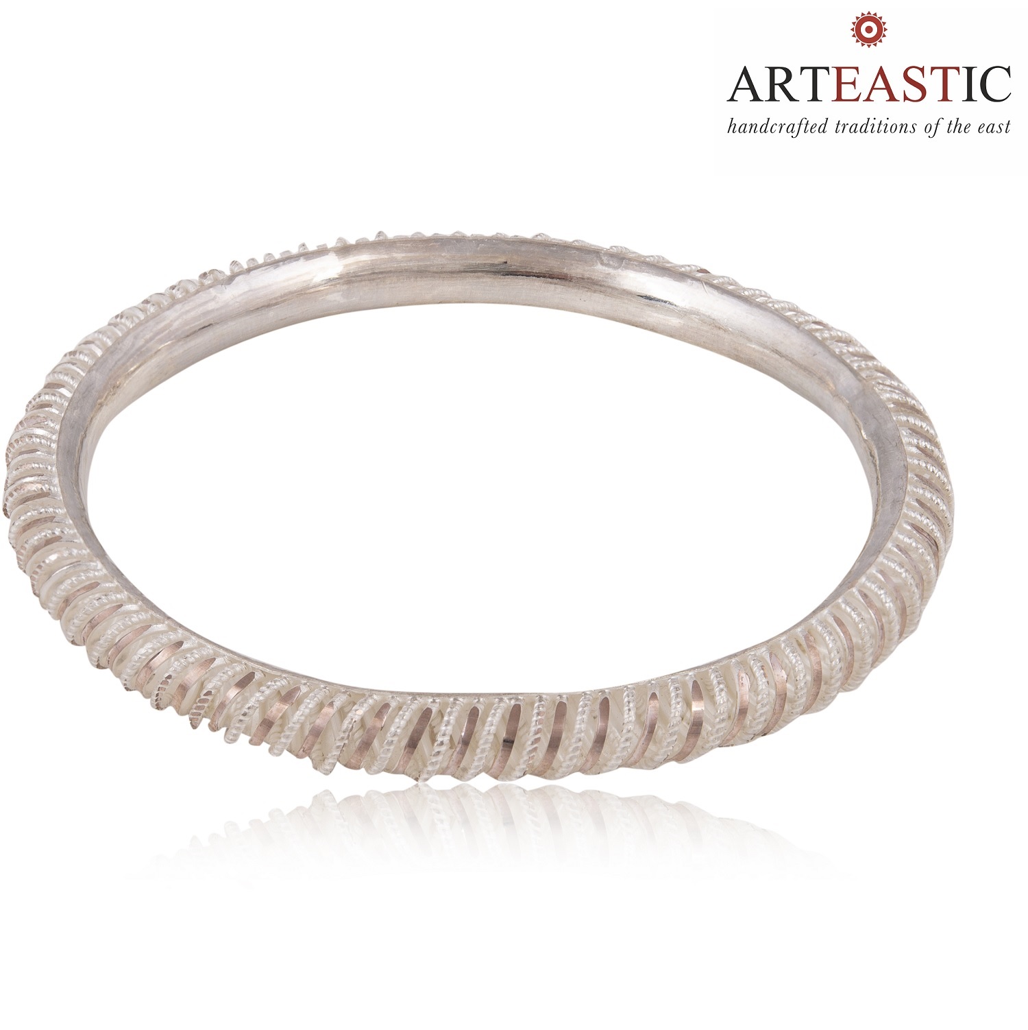 Kundali - Silver filigree bangle SJ-B-994a