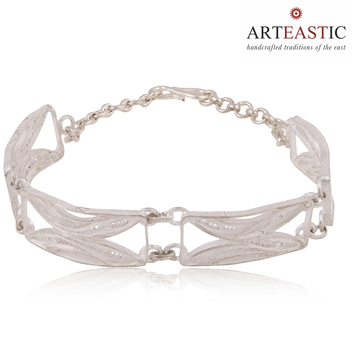 Silver Filigree Bracelet SJ-976a